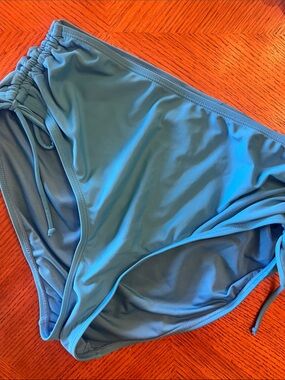 Blue Bikini Bottoms - Solid Sky Blue, side tie really nice blue.   B35